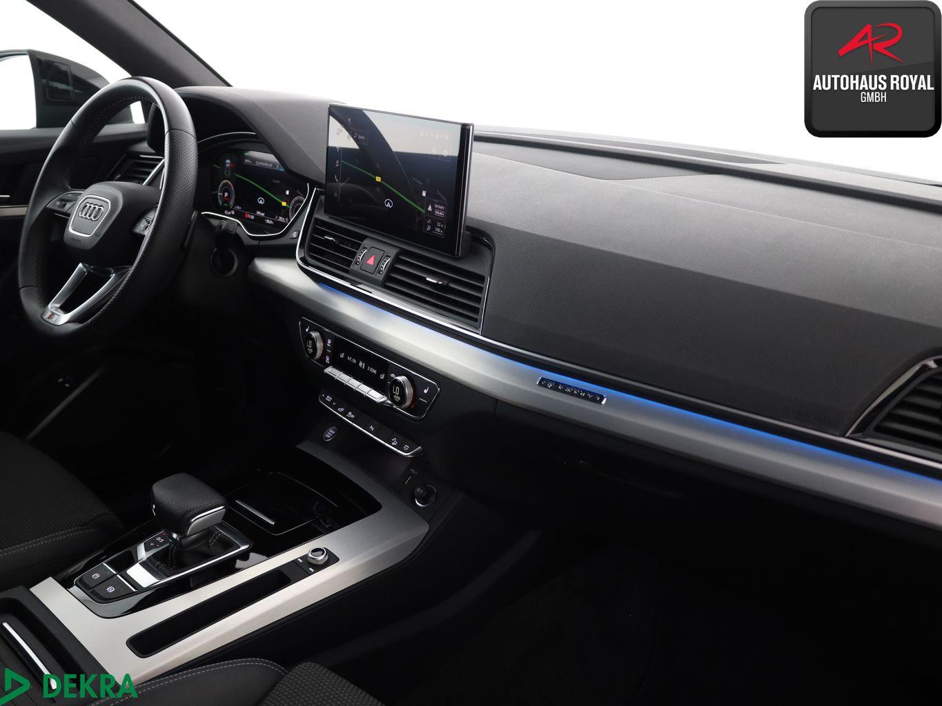 Audi Q5 50 TFSI e qu S LINE MATRIX,TOTWINKEL,ACC,AHK, миниатюра 10