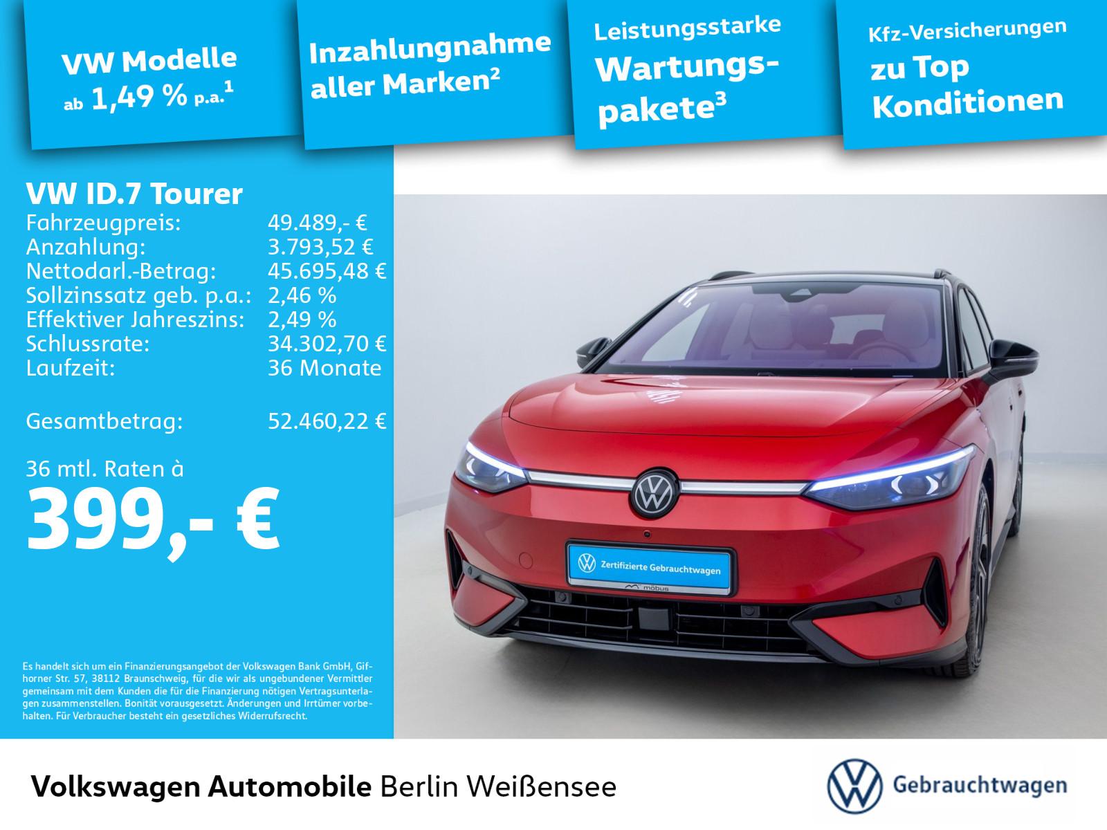 Volkswagen ID.7 Tourer Pro *WÄRMEPUMPE*360°*APP*ACC*MATRIX*