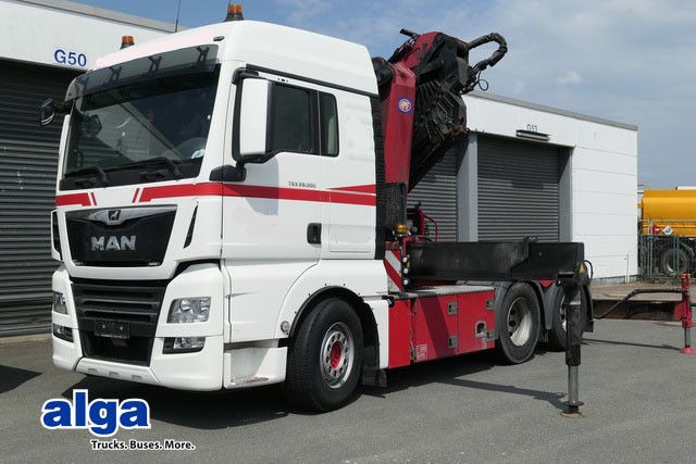 MAN 28.500 TGX 6X2-2 BLS, Kran HMF 5020-K6, Funk,23m