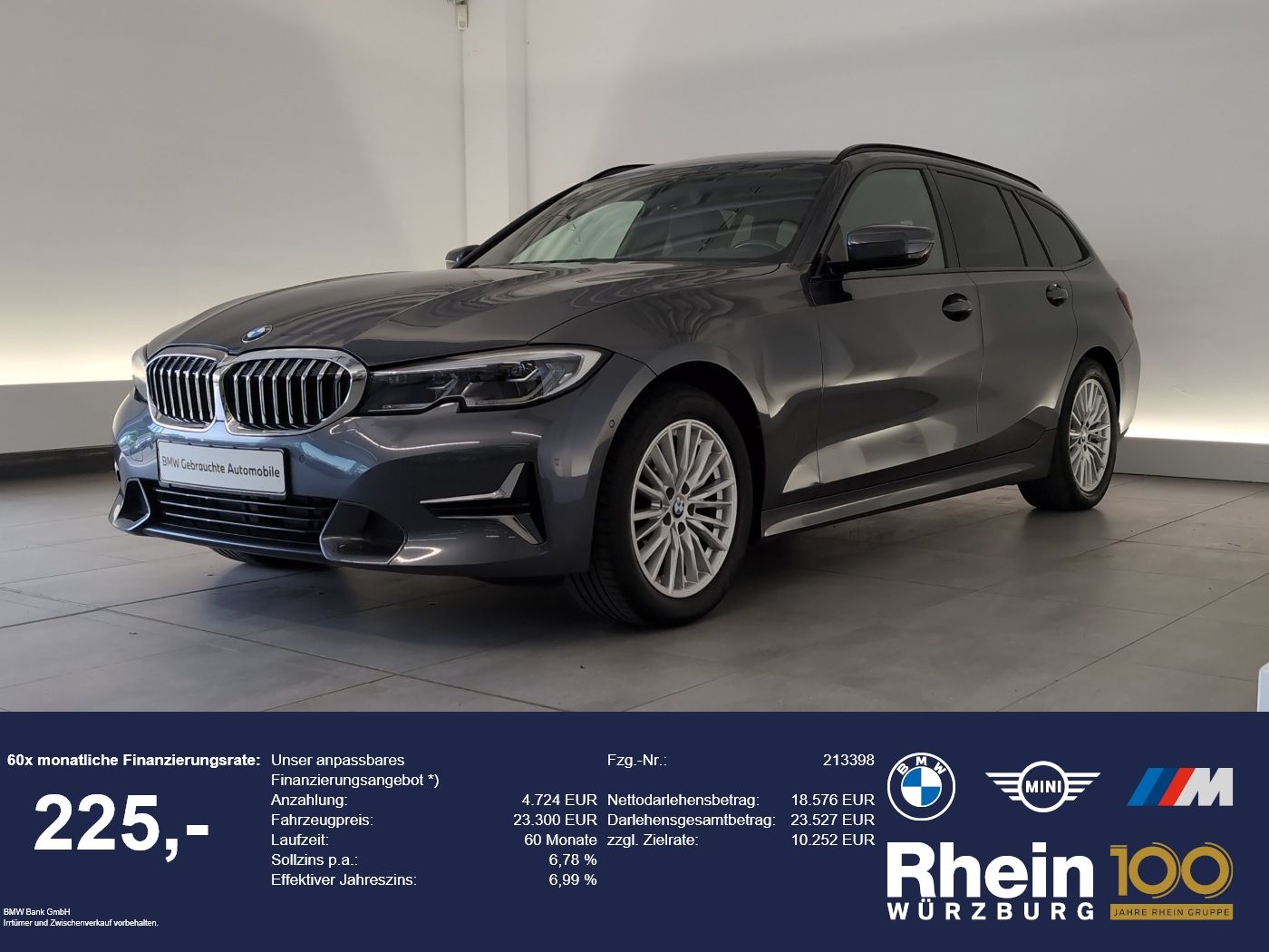 BMW 318d Touring Luxury Line Navi/Laser/AHK/SHZ/DAB