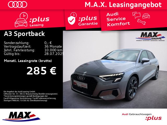 A3 Sportback 40 TFSI e ADVANCED LED+PANO+VC+NAVI