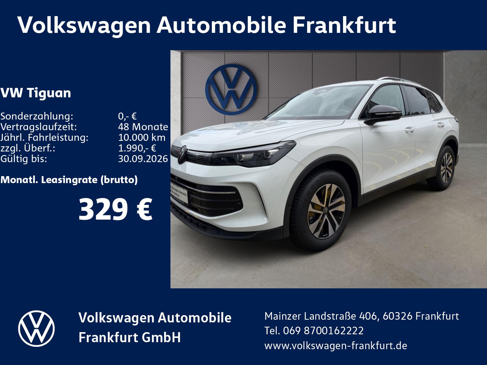 Volkswagen Tiguan Life 1,5 l eTSI (150 PS) |   Top Deal