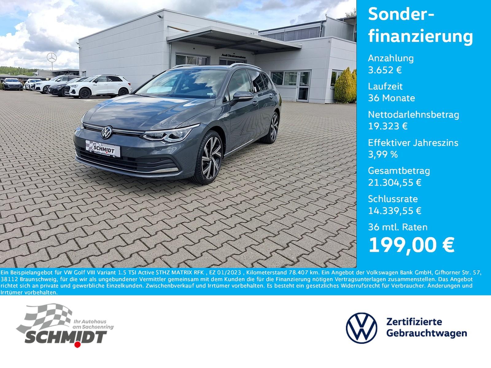 Volkswagen Golf VIII Variant 1.5 TSI Active STHZ MATRIX RFK