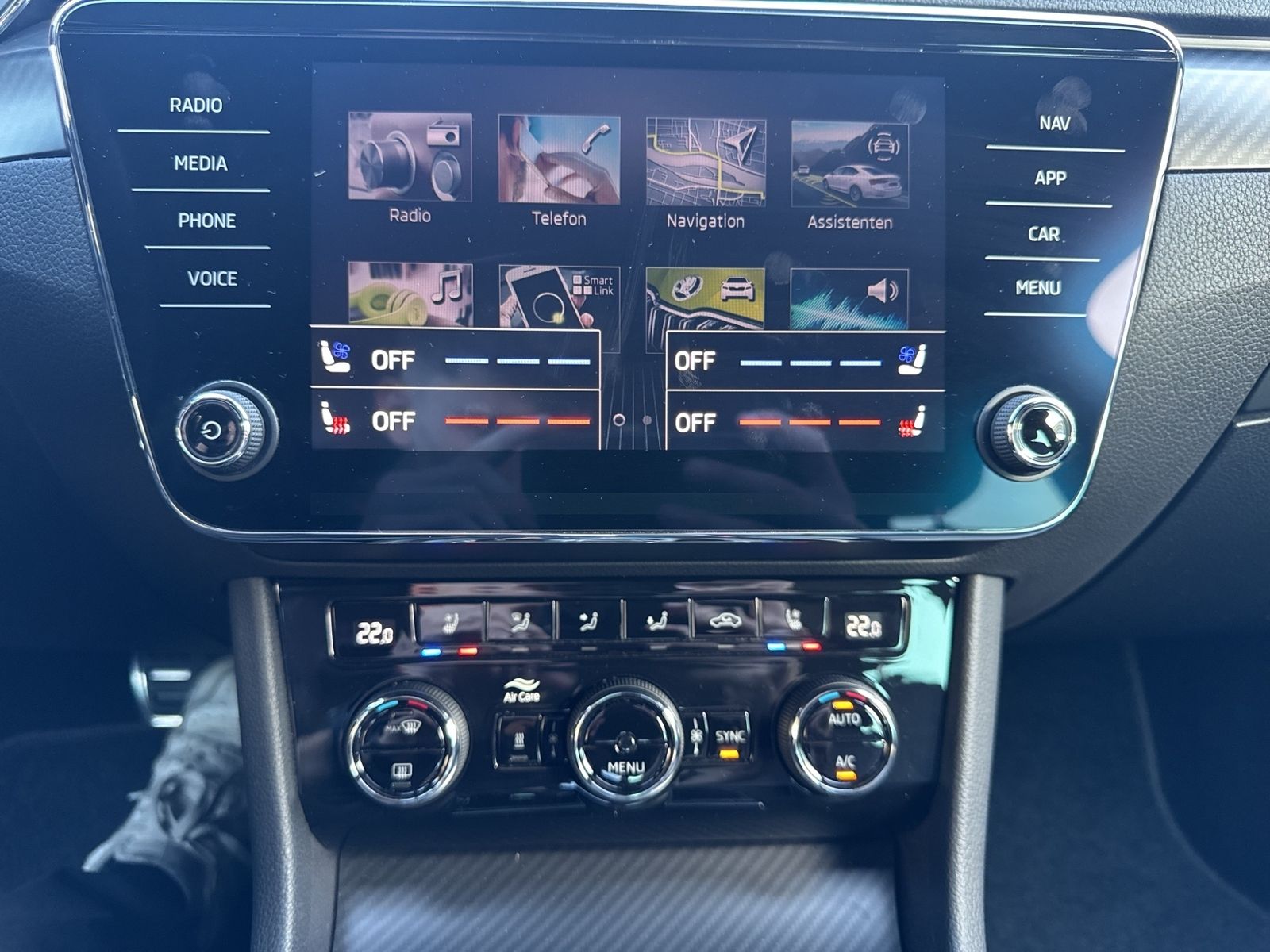 Superb CombiI 2,0 TSI Sportline 4x4, Standheizun