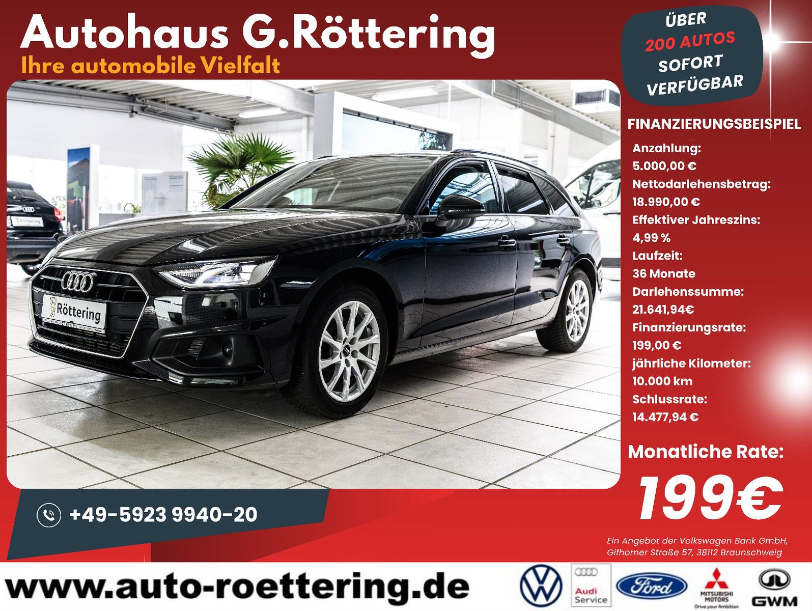 Audi A4 35 TFSI S tronic advanced Avant LED/SZH/NAVI