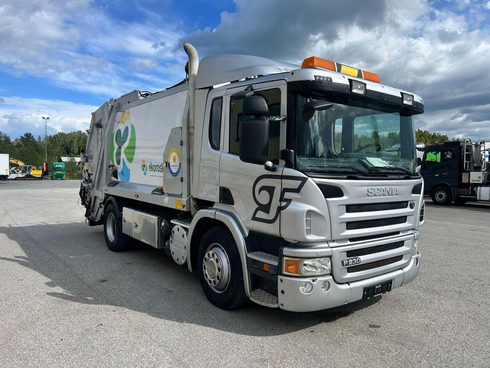 Scania P230 4X2 EURO5 + JOAB ANACONDA 13,3m3