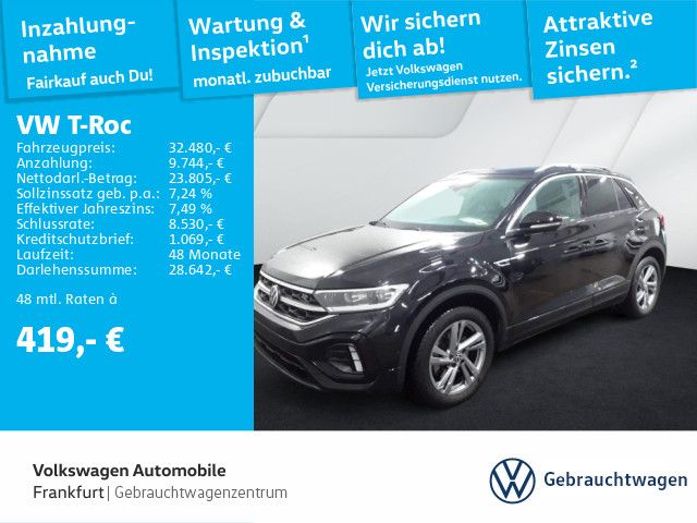 Volkswagen T-ROC 2.0 TDI DSG R-Line Navi AHK LED Heckleucht