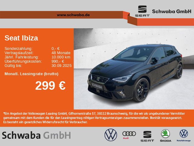 Seat Ibiza FR Black Edition 1.0 TSI DSG *LED*R-KAM*
