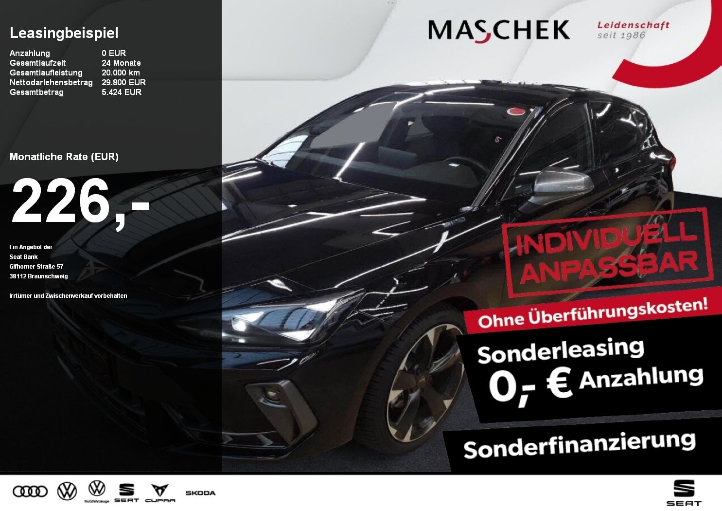 Cupra Leon 1.5eTSI Navi RearView Sitzh. ACC Ambiente