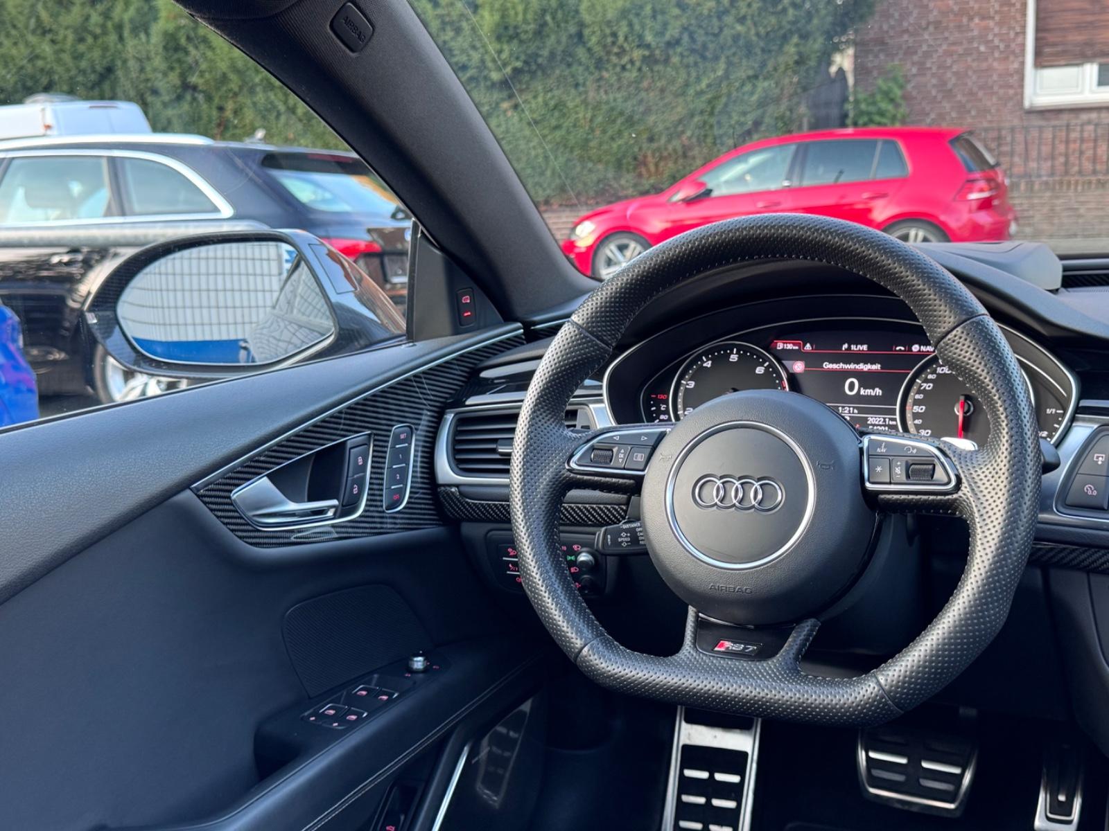 AUDI RS7 SPORTBACK 4.0 V8 TFSI 560ch QUATTRO - FREINS CÉRAMIQUE - PACK CARBONE - BANG & OLUFSEN - TOIT OUVRANT - CAMÉRA 360°
