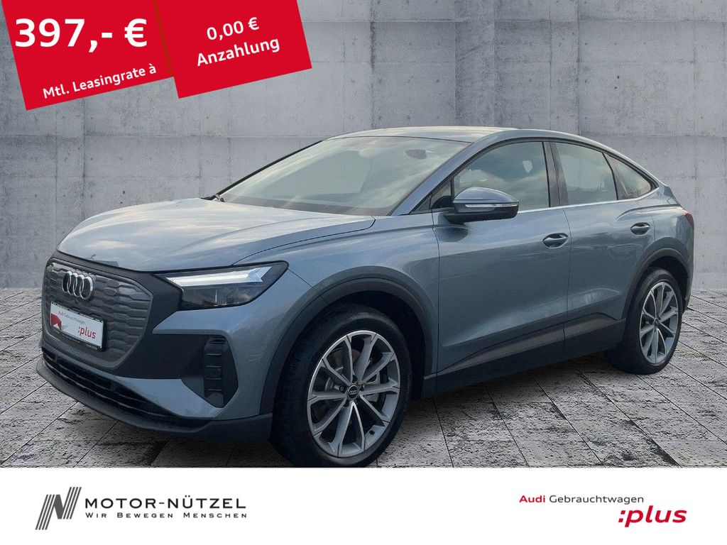 Audi Q4 Sportback 45 e-tron LED+NAVI+RFK+ACC+20"+AHK
