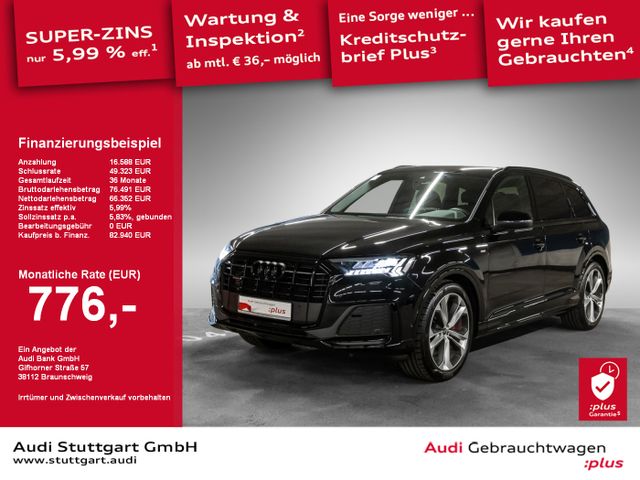 Audi Q7 50 TDI quattro S line 7-Sitzer AHK Matrix 21'