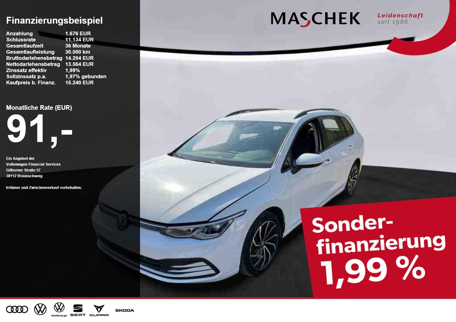 Volkswagen Golf Variant 2.0 TDI Navi LED Carplay ACC, миниатюра 8