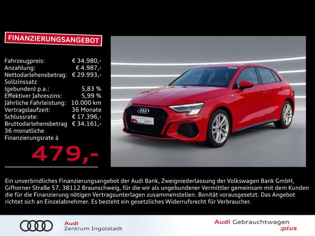 Audi A3 Sportback 40 TDI qu S line MATRIX NAVI ACC