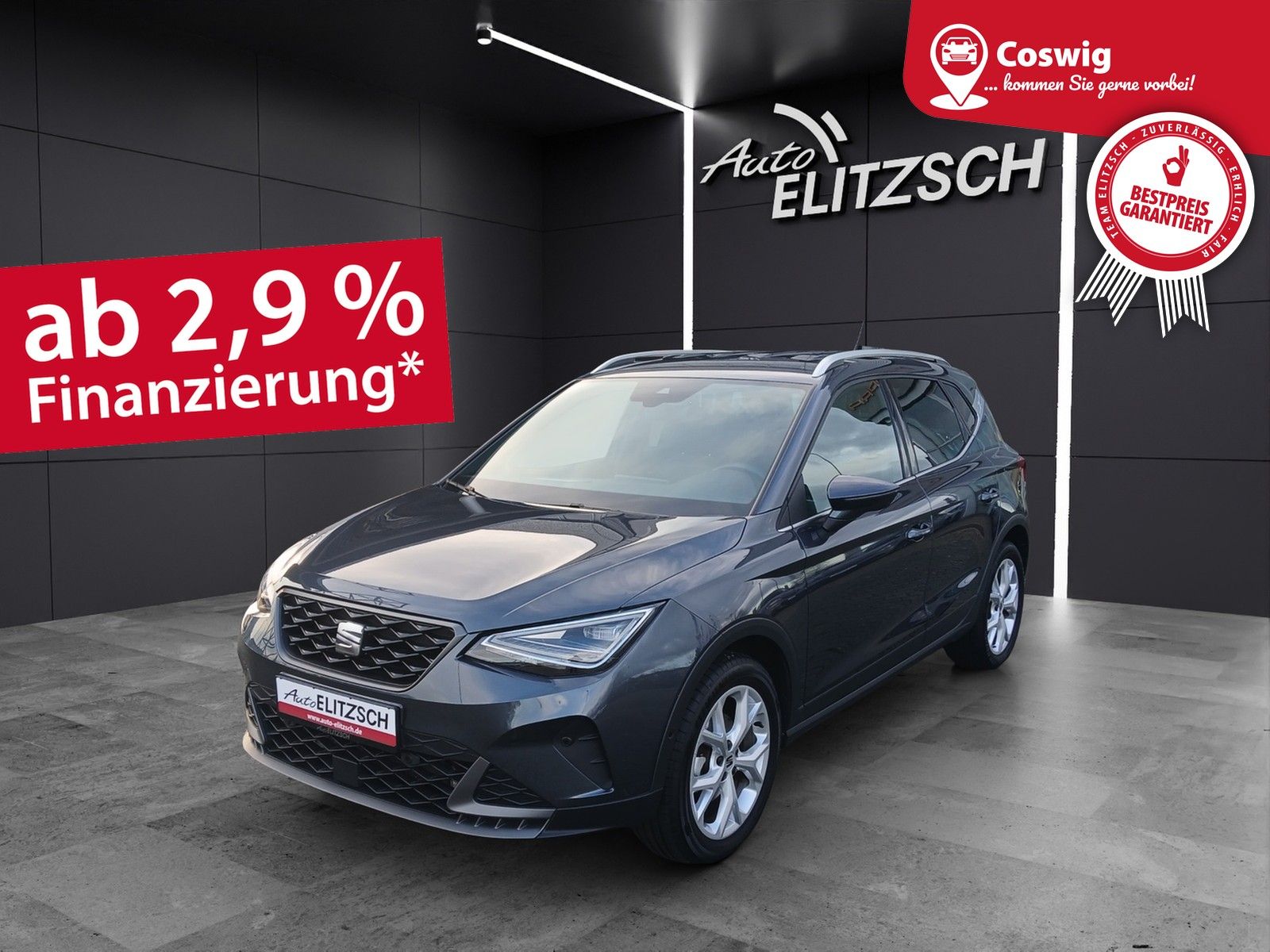 Fahrzeugabbildung SEAT Arona TSI FR-Line DSG LED Navi AID ACC RFK SH LM
