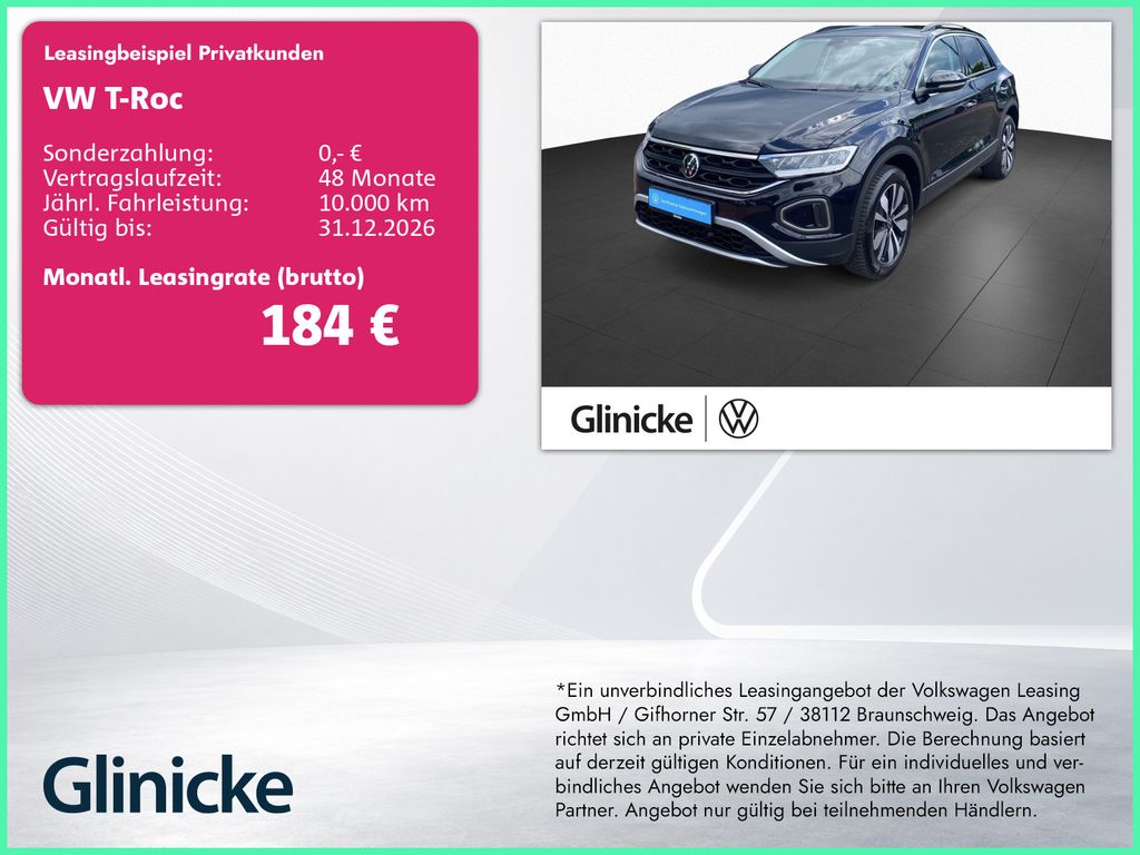 T-Roc 1.0 TSI Goal Navi LED ACC Sitzh. App-Con.