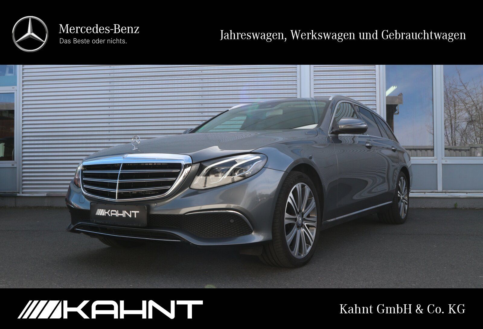 MERCEDES-BENZ E 350d T EXCLUSIVE BURMESTER SHD AHK MBEAM KAM