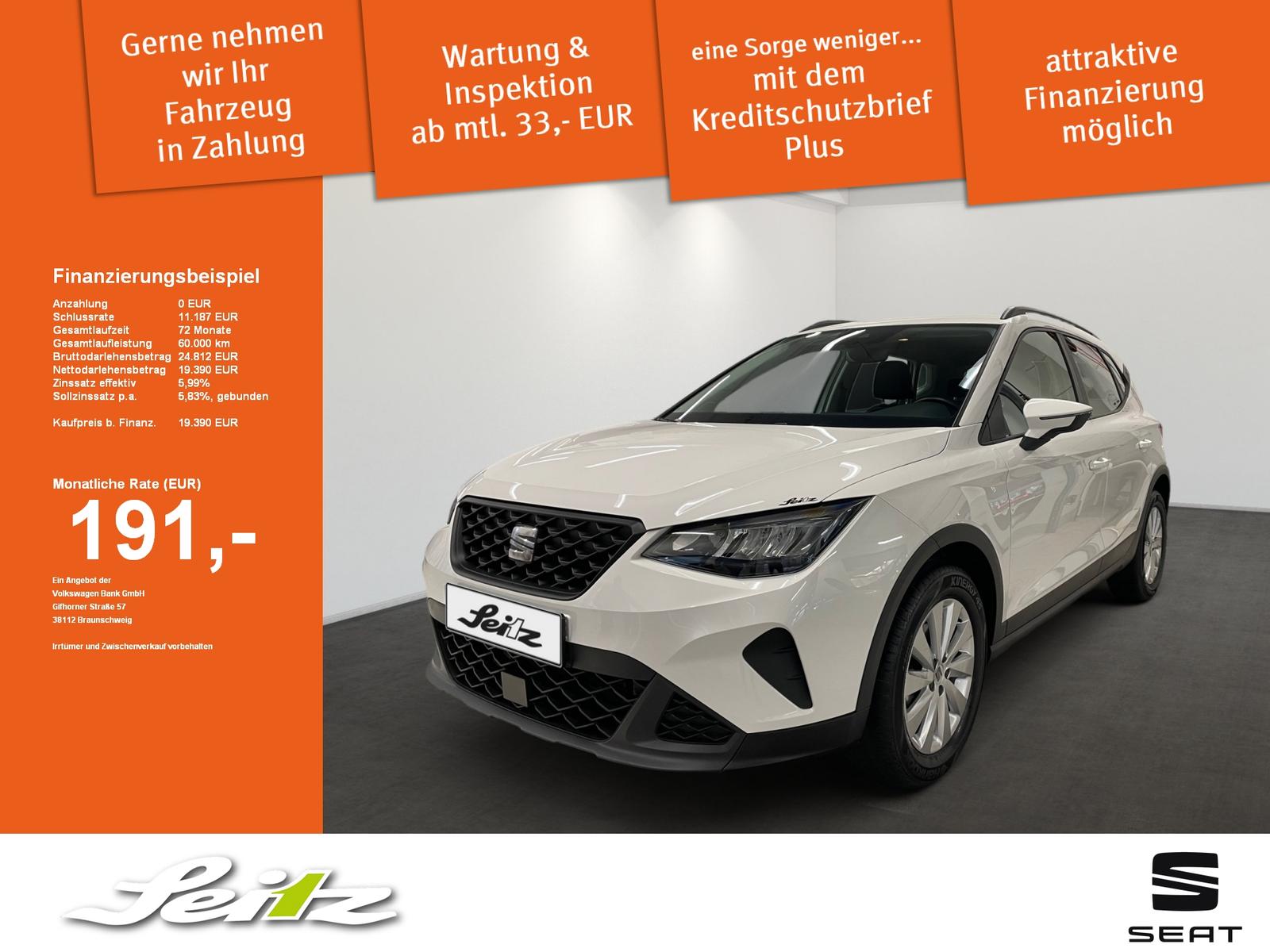 Seat Arona 1.0 TSI Style Edition *LED*PDC*SITZH*