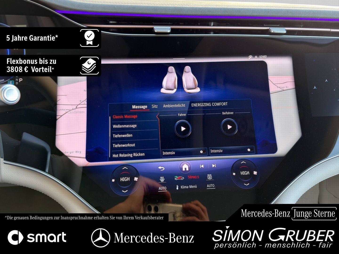 Fahrzeugabbildung Mercedes-Benz EQS 450 4M AMG Massage Sitzklima Nappa Mod 2026!