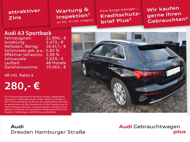 Audi A3 Sportback 40 TFSI e Advanced LED Navi Leder