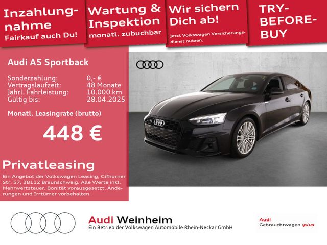 Audi A5 Sportback 40 TFSI quattro S-line Black-Paket