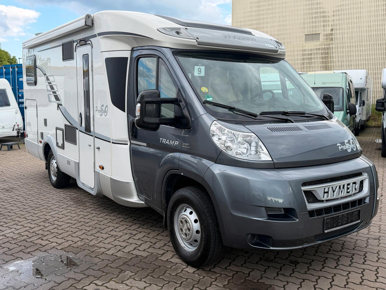 HYMER / ERIBA / HYMERCAR Tramp T 594-AHK-hubstützen-Auto Sat-Tv-