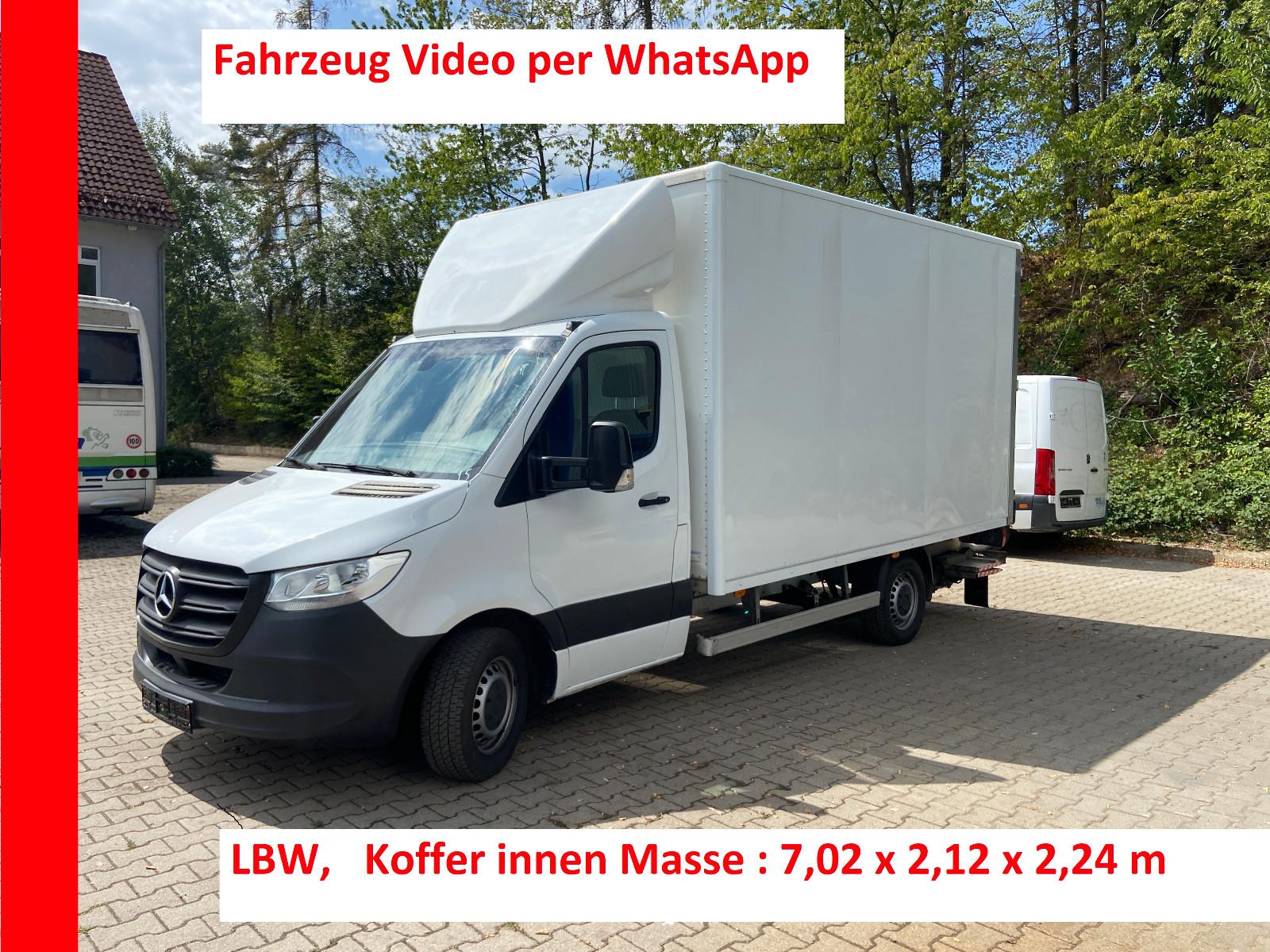 Mercedes-Benz Sprinter 314 , LBW, Koffer 4,02 x 2,12 x 2,24 m