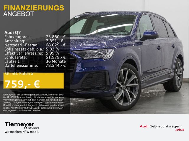 Audi Q7 50 TDI Q S LINE UPE103 LM21 AHK PANO MEMORY