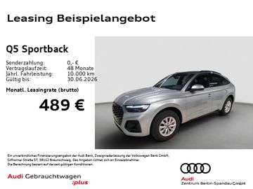 Audi Leasingangebot: Audi Q5 Sportback 40 TFSI qu S line *MATRIX*StdHz*