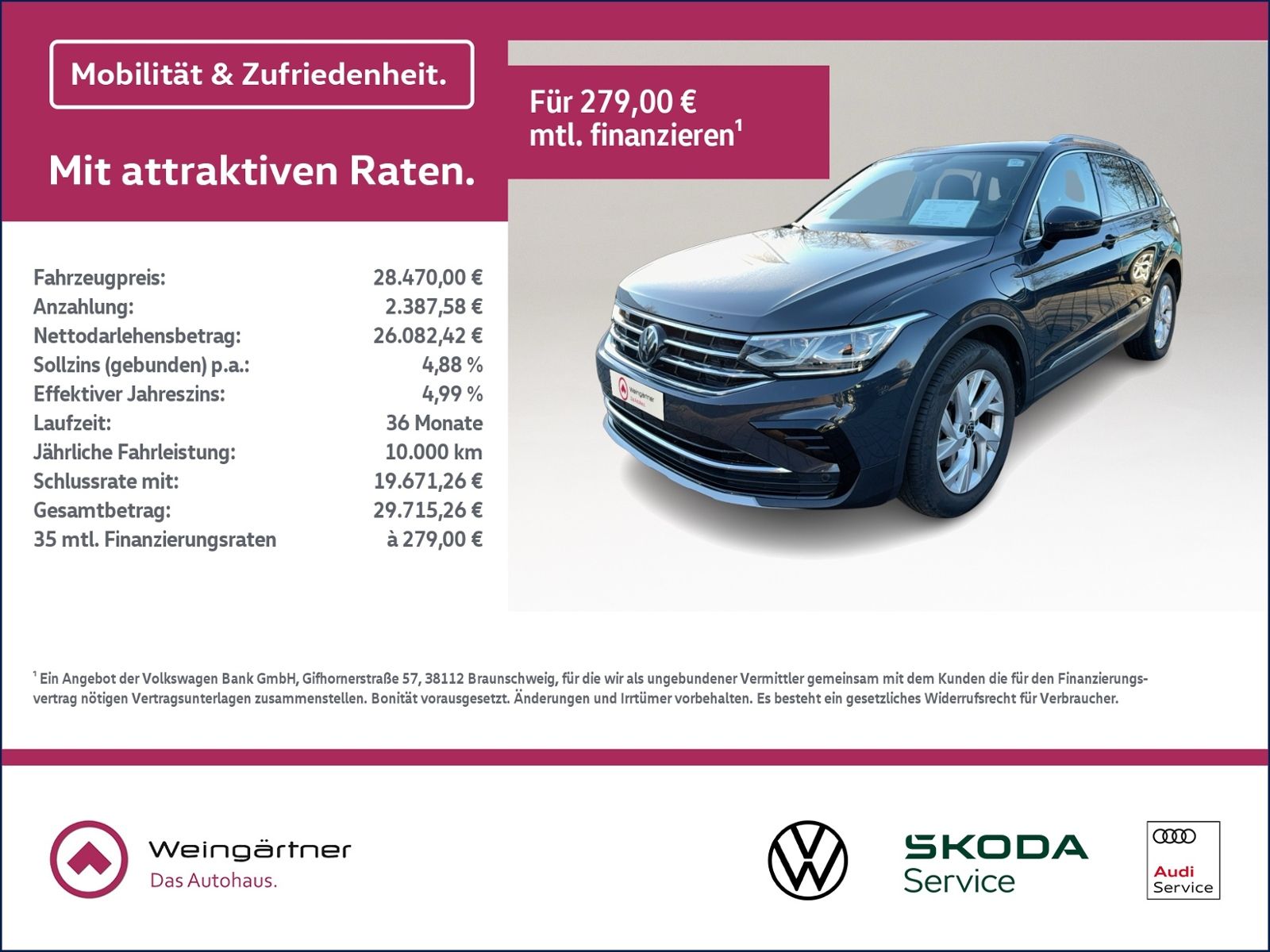Tiguan Elegance eHybrid, Pano, Easy open&close,