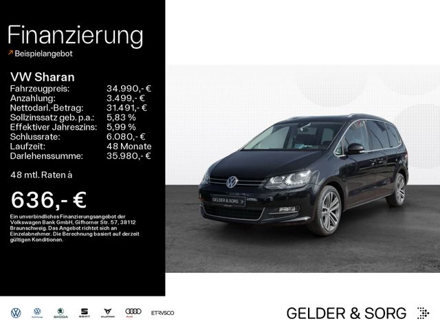 Volkswagen Sharan Highline 2.0 TDI AHK*7Sitzer*Pano*BiXenon