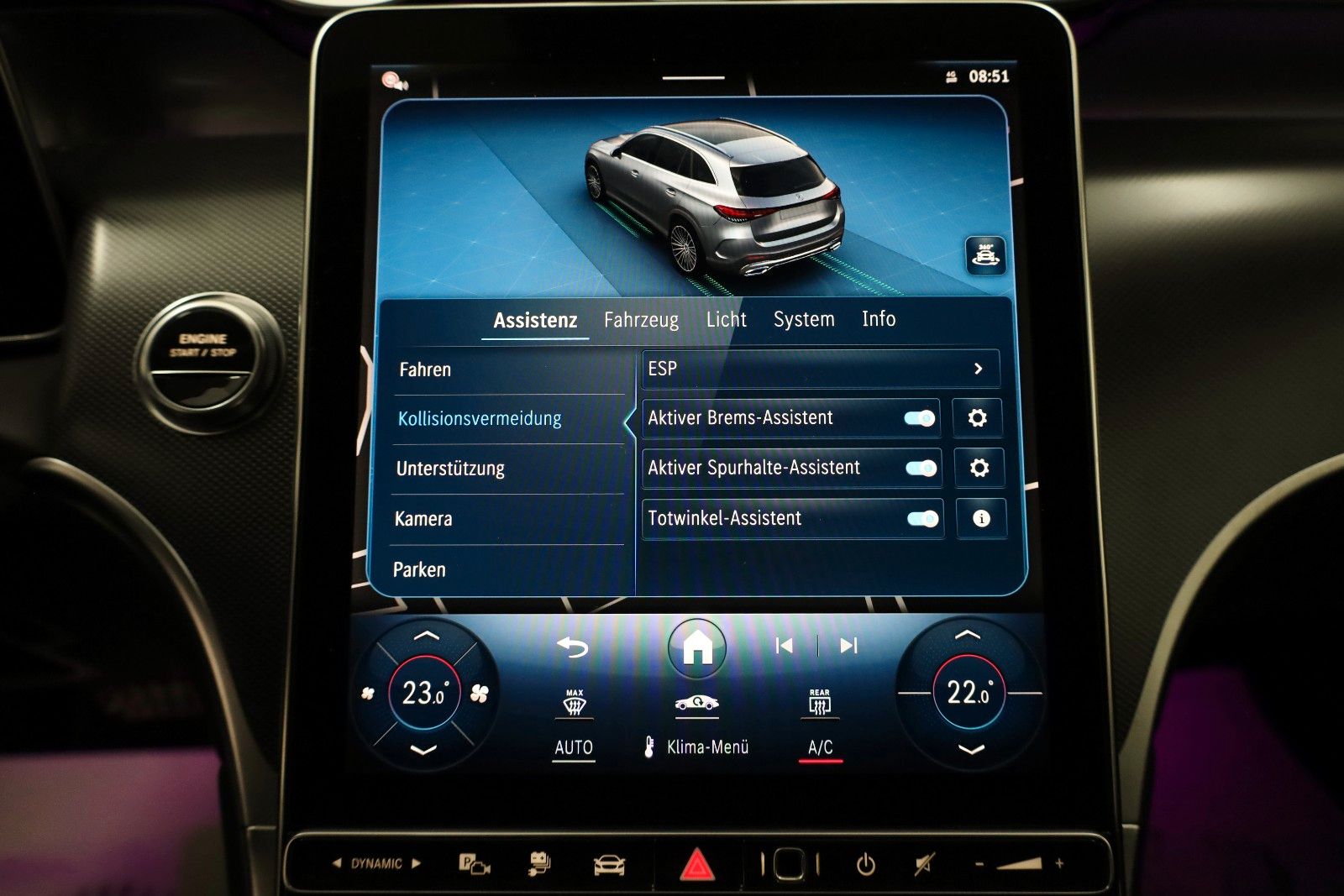Fahrzeugabbildung Mercedes-Benz GLC 300 e 4M, AMG line, SH,Navi,Kamera,ACC, +WR