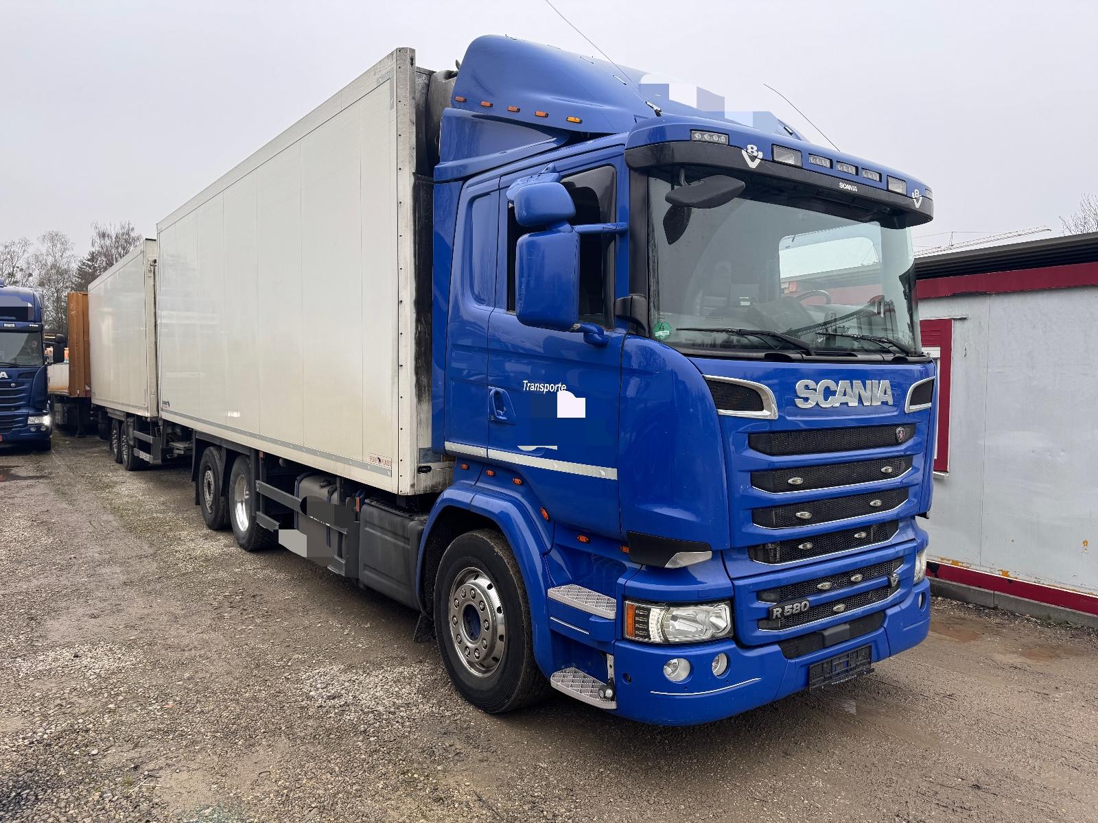 Scania R580 6X2LL V8 RETARDER*CARRIER*SCHMITZ*TANDEM*
