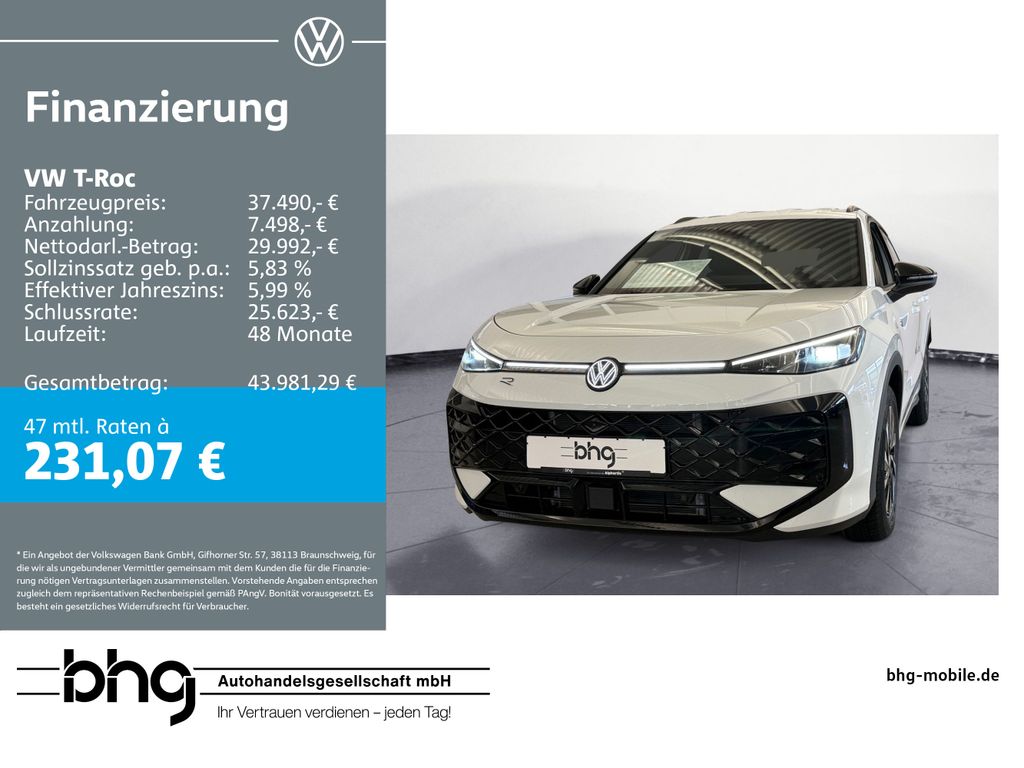 T-Roc R-Line 1.5 l 150PS eTSI 7-Gang-DSG