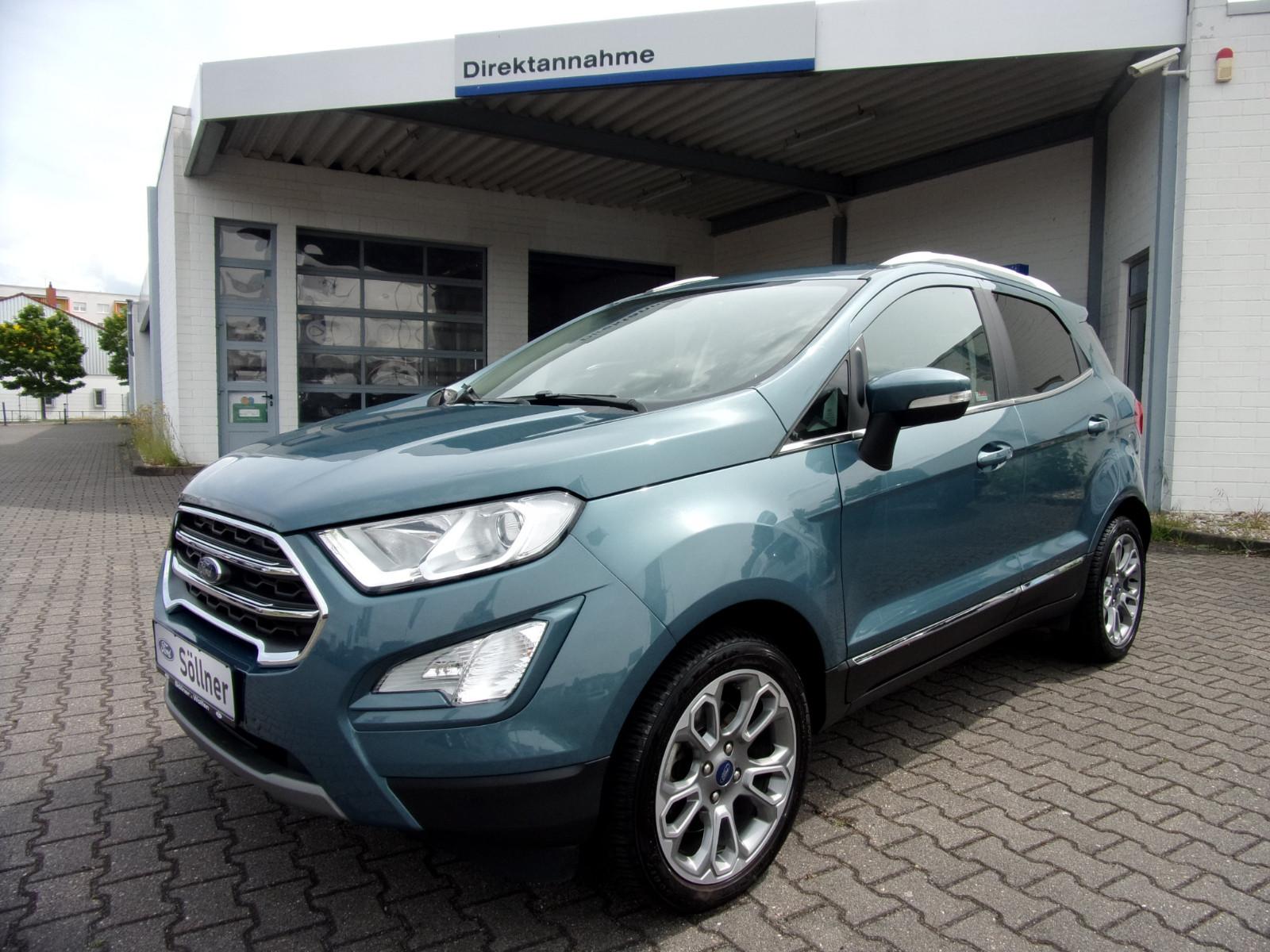 Ford EcoSport Titanium -AHK+Dach+Teilleder+Kamera+TWA