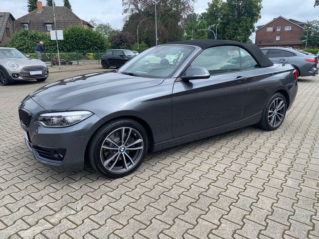 Fahrzeugabbildung BMW 220d Cabrio Sport Line+Adaptive LED+Navi+Leder