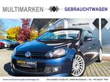 Volkswagen Golf VI Cabriolet Lounge BMT El.Verdeck/Navi/Kli - : Blau, Cabrio