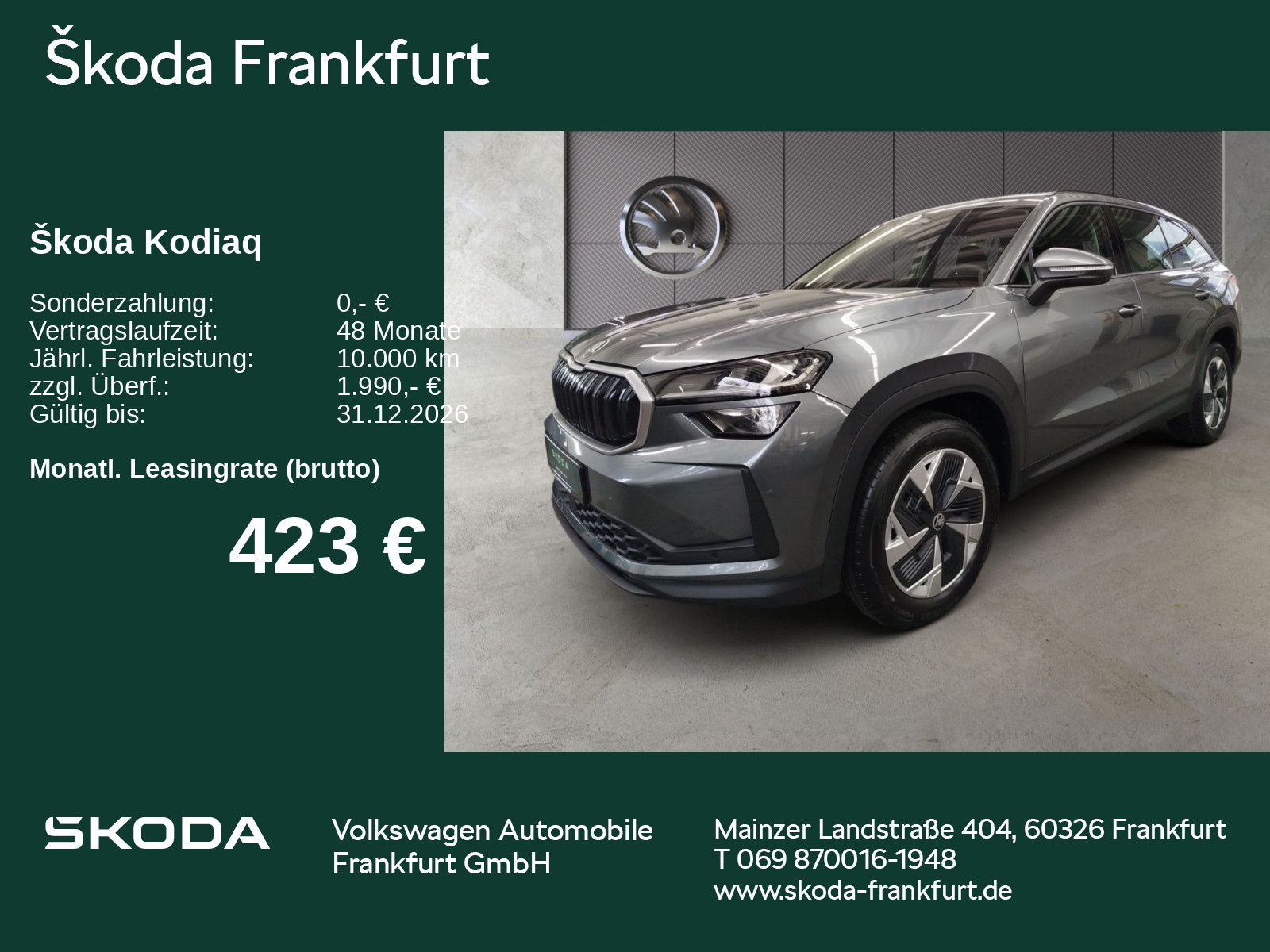 Skoda Kodiaq Selection 1,5 TSI m-HEV 110 kW 7-Gang-DSG