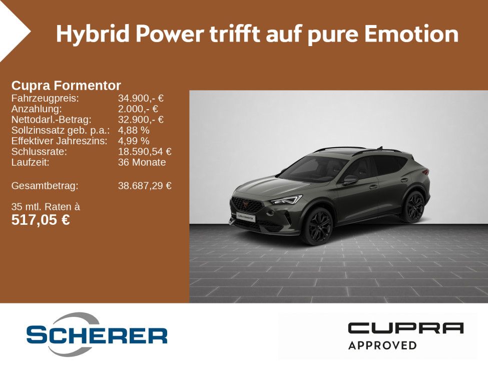 Cupra Formentor VZ 1.4 eHybrid Tribe Edition 360°KAMER