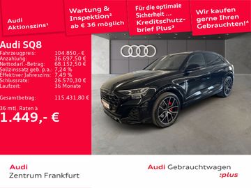 Audi Leasingangebot: Audi SQ8 TFSI quattro tiptronic MATRIX HuD B&O AHK