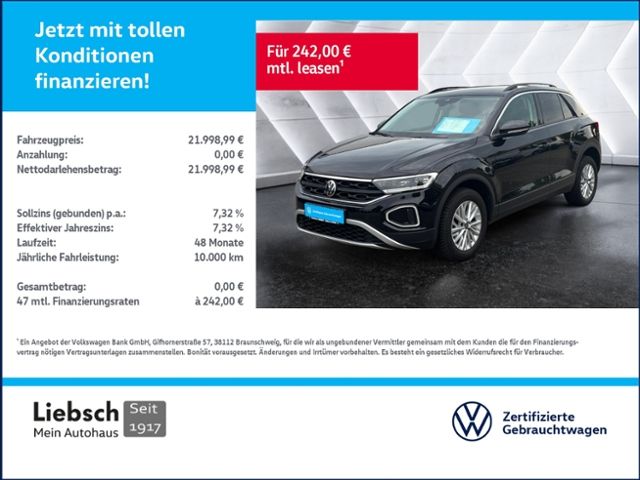 Volkswagen T-ROC Life 1,0l TSI 116 PS Navi LED Sitzheizung