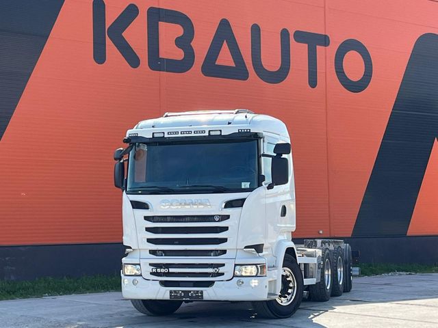 Scania R 580 8x4*4 LOW MILEAGE ! / PTO / 9 TON FRONT AX