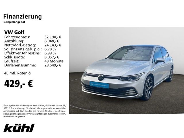 Volkswagen Golf VIII 1.5 eTSI DSG Style Navi,AHK,Pano,LM18