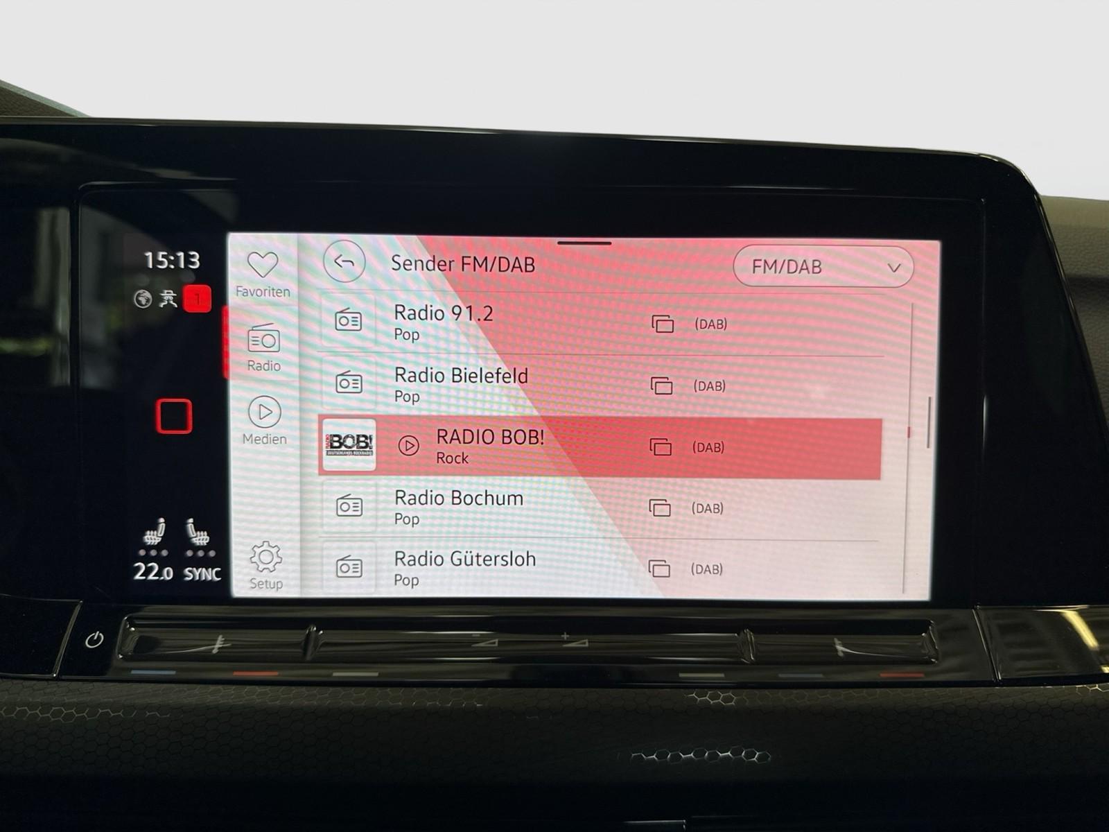 Volkswagen Golf VIII 2.0 GTI AHK CAM ACC LM19 NAVI LED+, миниатюра 13