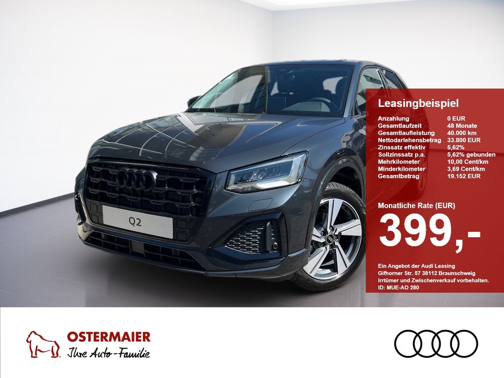 Q2 Advanced 35TFSI 150PS GRA.PDC.KLIMA.18ALU