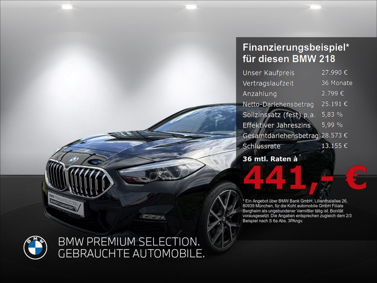 BMW 218 i M Sport Driving Assistant Sitzheizung Hi-F