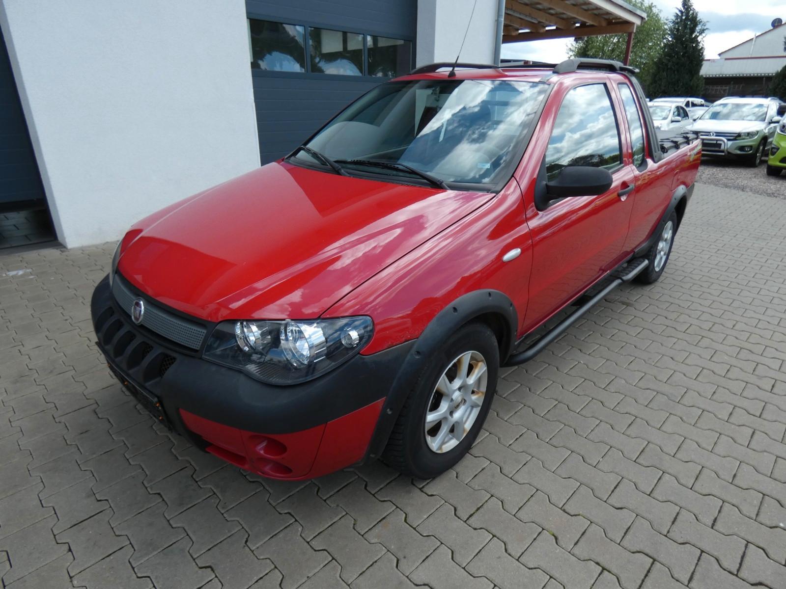 Fiat Strada 1,3 Adventure Pickup Klima Alu Rot