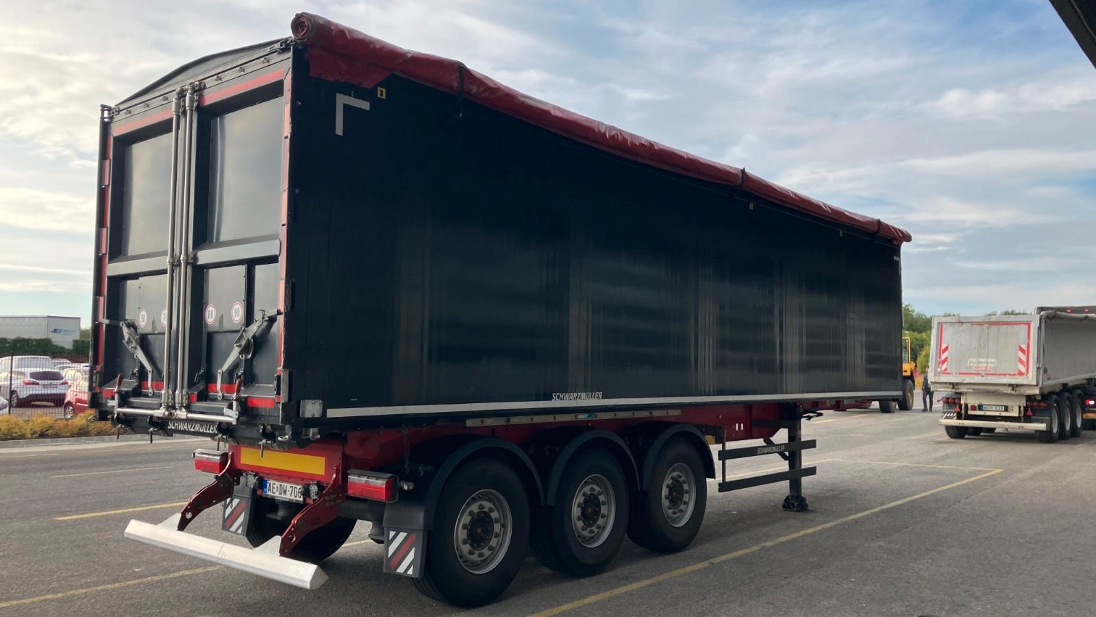 Schwarzmüller 54m3 Großraum Getreidekipper, Kombi-Rückwand