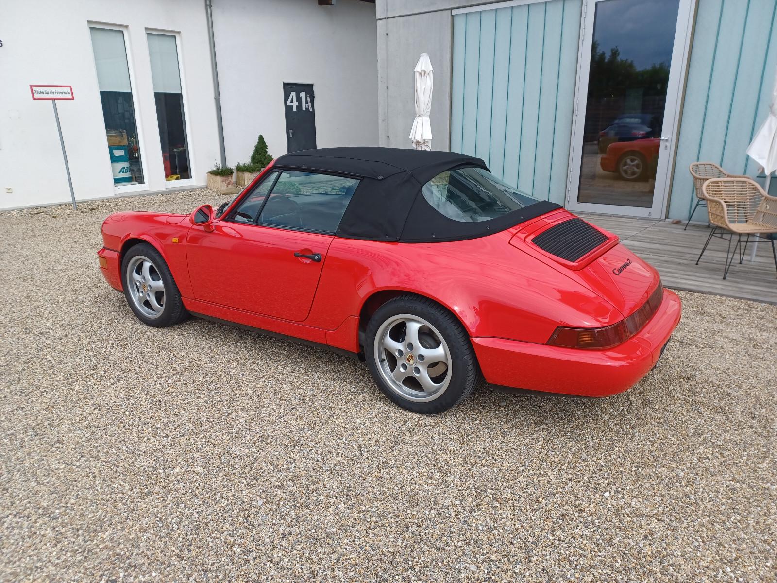 Porsche 964C2Cabrio 1993 deutsch ufrei WPOZZZ96ZPS451118