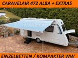 Caravelair ALBA 472 EINZELBETTEN + MARKISE + NEUWERTIG - Wohnwagen Einzelbetten